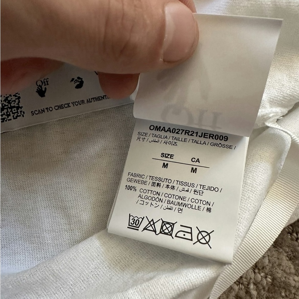 COPY - Off white peace worldwide tee